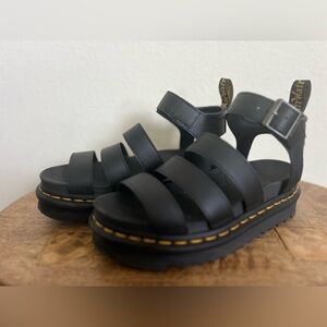 Dr Martens BLAIRE HYDRO LEATHER STRAP SANDALS